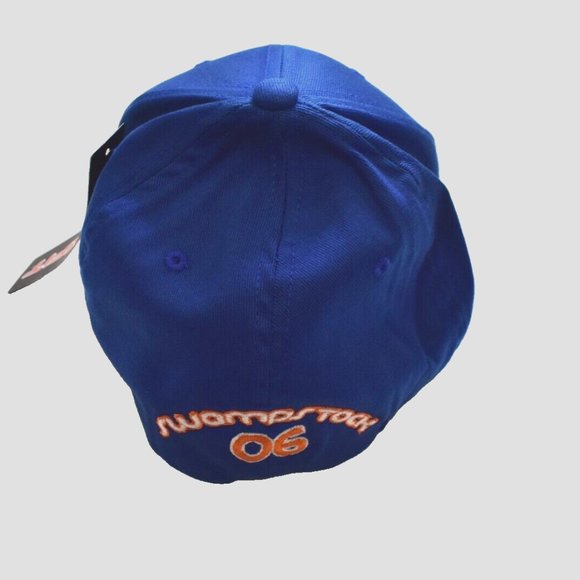 Swampstock Mens Swampstock '06 FlexFit Blue Embroidered Hat Cap Rare New L/XL - Picture 2 of 6